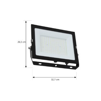 Prios LED vonkajší reflektor Maikel, 150W, 12000lm, kov