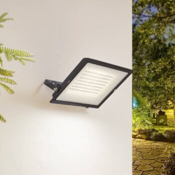 Prios LED vonkajší reflektor Maikel, 200W, 16000lm, kov