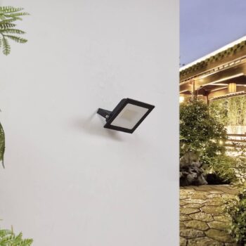 Prios LED vonkajší reflektor Maikel, 50W, 4000lm, kov