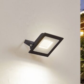 Prios LED vonkajší reflektor Maikel, 50W, 4000lm, kov