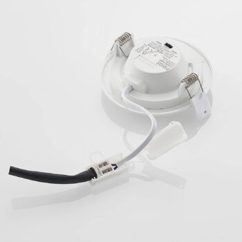 Prios LED vstavané svietidlo Cadance, biele, 12 cm, sada 3 ks, CCT