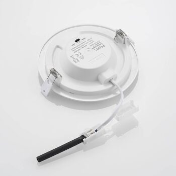 Prios LED vstavané svietidlo Cadance, biele, 17 cm, CCT, IP44