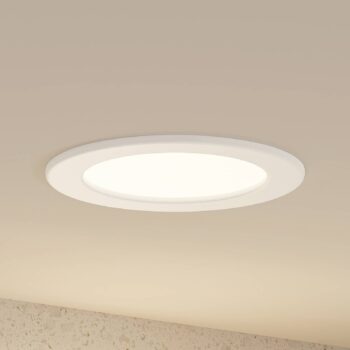 Prios LED vstavané svietidlo Cadance, biele, 17 cm, sada 3 ks, CCT