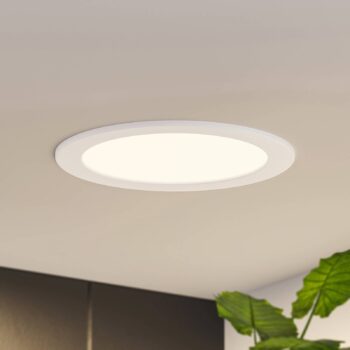 Prios LED vstavané svietidlo Cadance, biele, 22 cm, sada 10 ks, CCT