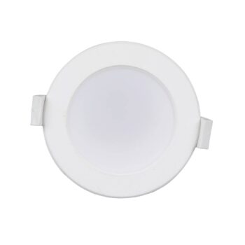 Prios LED vstavané svietidlo Rida, sada 10 ks, biele, 10 cm, CCT, IP44