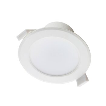 Prios LED vstavané svietidlo Rida, sada 10 ks, biele, 10 cm, CCT, IP44