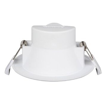 Prios LED vstavané svietidlo Rida, sada 10 kusov, biela, 15 cm, CCT, IP44