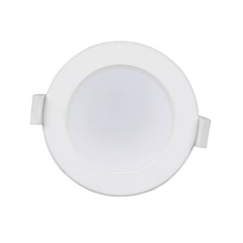 Prios LED vstavané svietidlo Rida, sada 3 kusov, biela, 10 cm, CCT, IP44