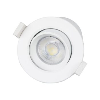 Prios LED vstavané svietidlo Shima, biele, 7W, 3000K, 3 jednotky,
