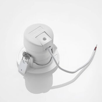 Prios LED vstavané svietidlo Shima, biele, 9W, 3000K, 2 jednotky,
