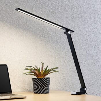 Prios Tamarin stolná LED lampa stmievateľná čierna