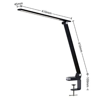 Prios Tamarin stolná LED lampa stmievateľná čierna