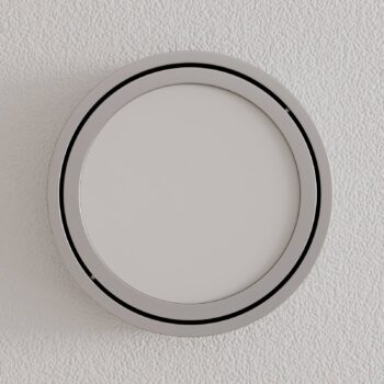 Prios Uvan stropné LED svetlo sklápa okrúhle chróm