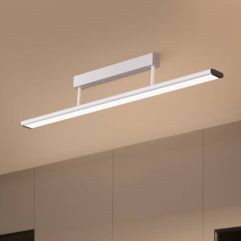 Prios Yuela LED svetlo, DALI, 100 cm, strieborná
