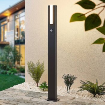 Projektor Lucande Virgalia LED, detektor pohybu, 100 cm, IP54