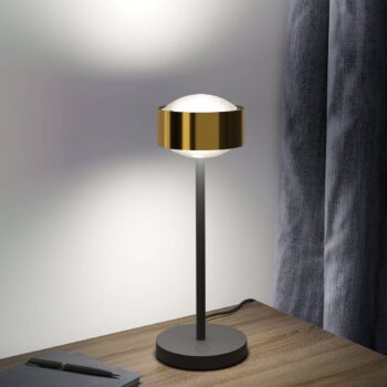 Puk! 120 Eye Table LED šošovky matné mosadz/čierna