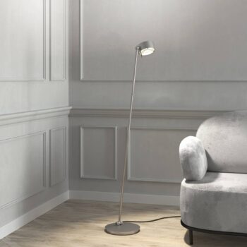 Puk! 120 Floor LED šošovky číre/matné, chróm matná