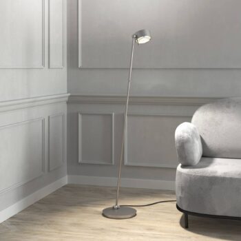 Puk! 120 Floor LED šošovky číre/matné, chróm matná