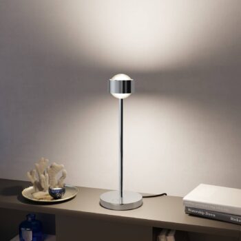 Puk! 80 Eye Table LED, šošovka matná, chróm
