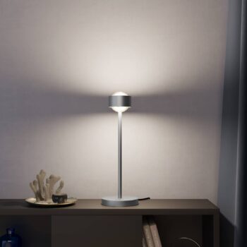 Puk! 80 Eye Table LED, šošovka matná, chróm matná