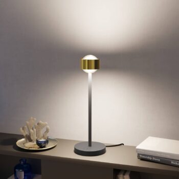 Puk! 80 Eye Table LED šošovky matné mosadz/čierna