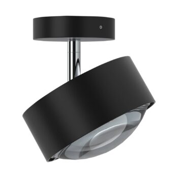 Puk Maxx Turn LED reflektor šošovka číra 1fl čierna matná