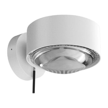 Puk Maxx Wall+ LED, číre šošovky, biely matný/chróm