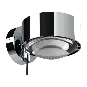 Puk Maxx Wall+ LED, číre šošovky, chróm