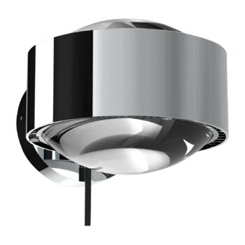Puk Maxx Wall+ LED, číre šošovky, chróm