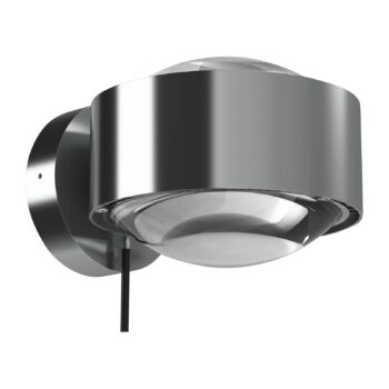 Puk Maxx Wall+ LED, číre šošovky, matný chróm