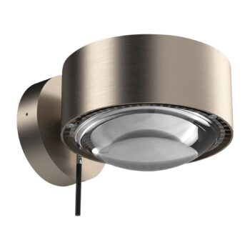 Puk Maxx Wall+ LED, číre šošovky, matný nikel