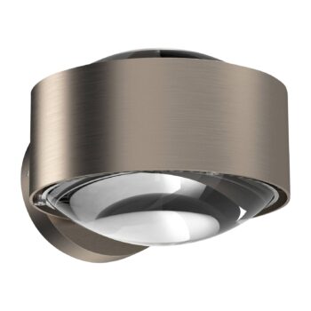 Puk Maxx Wall, LED, číre šošovky, matný nikel