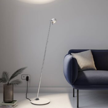 Puk Mini Floor Mini Single LED matná/čierna, biela
