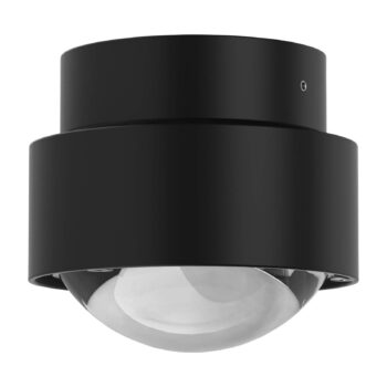 Puk Mini Move LED, číra šošovka, čierna matná/chrómová