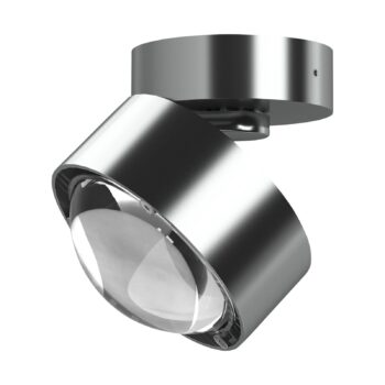 Puk Mini Move LED, číre šošovky, matný chróm