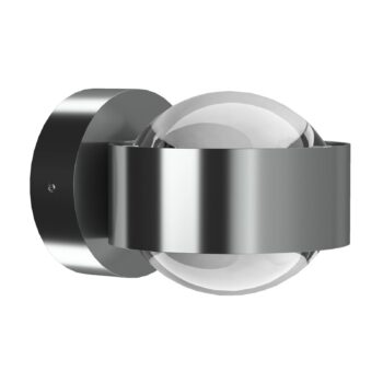 Puk Mini Wall LED 2x8W Šošovky číre, matný chróm