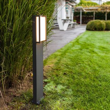 Qubo – chodníkové LED svietidlo, priamočiary tvar