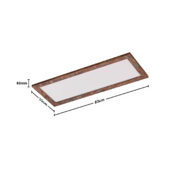 Quitani Aurinor LED panel, meď, 86 cm