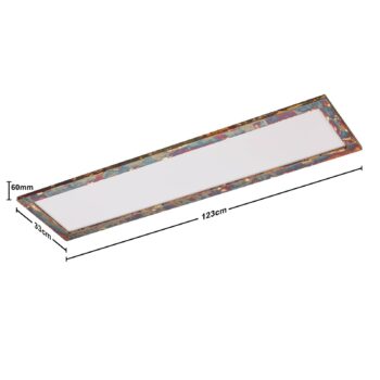 Quitani Aurinor LED panel, zlatá farba, 125 cm