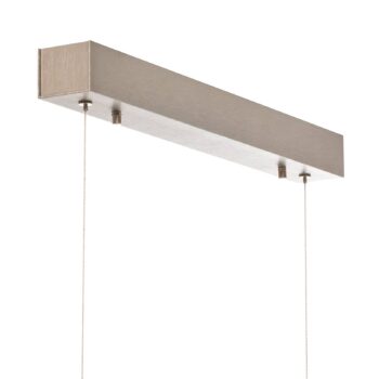 Quitani Elis LED závesná lampa orech/nikel 148 cm