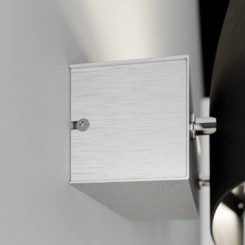 Quitani LED nástenné svietidlo Lian, čierna/hliník