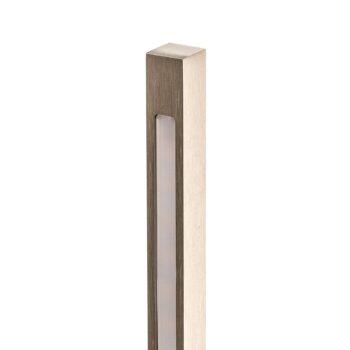 Quitani LED nástenné svietidlo Tolu, vertikálne, nikel, výška 45 cm
