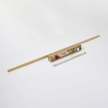 Quitani LED obrazové svetlo Tolu, matná mosadz, dĺžka 119 cm