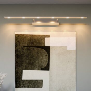 Quitani LED obrazové svetlo Tolu, nikel, šírka 120 cm