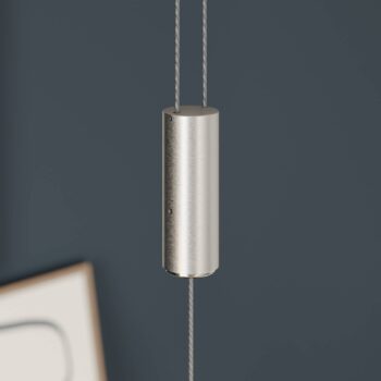Quitani LED závesná lampa Alin, dĺžka 138 cm, prírodný dub