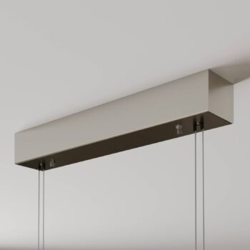 Quitani LED závesné svetlo Elna, dĺžka 78 cm, nikel