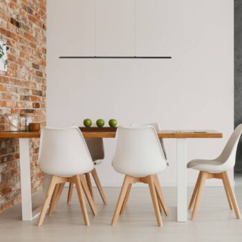 Quitani LED závesné svetlo Margita, dĺžka 88 cm, čierna