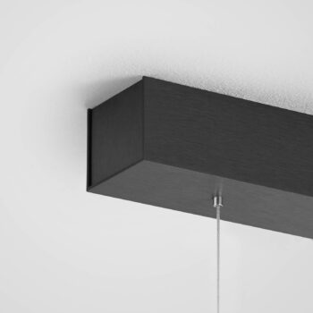 Quitani LED závesné svetlo Margita, dĺžka 88 cm, čierna