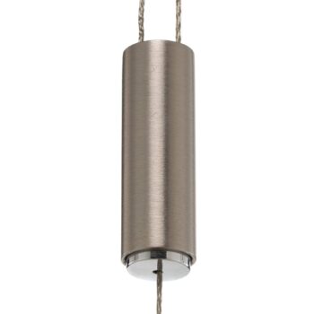 Quitani LED závesné svetlo Tolu, nikel, dĺžka 118 cm