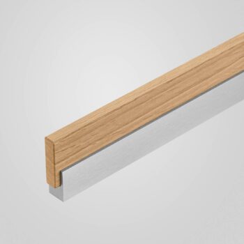 Quitani LED závesné svietidlo Keijo, nikel/dub, 103 cm